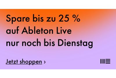 Ableton Flash Sale auf Live Vollversionen und Upgrades