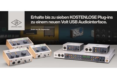 Bis zu 7 kostenlose UAD-Plug-ins: Universal Audio Volt-Promotion