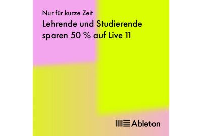 Ableton Live jetzt mit Bildungsrabatt