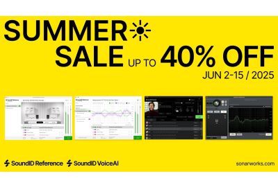 Sonarworks Summer Sale 2025 - Jetzt sparen bis 16. Juni!