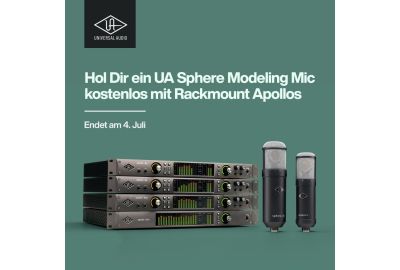 UA Apollo Rack Interface mit Sphere LX/DLX Mikrofon