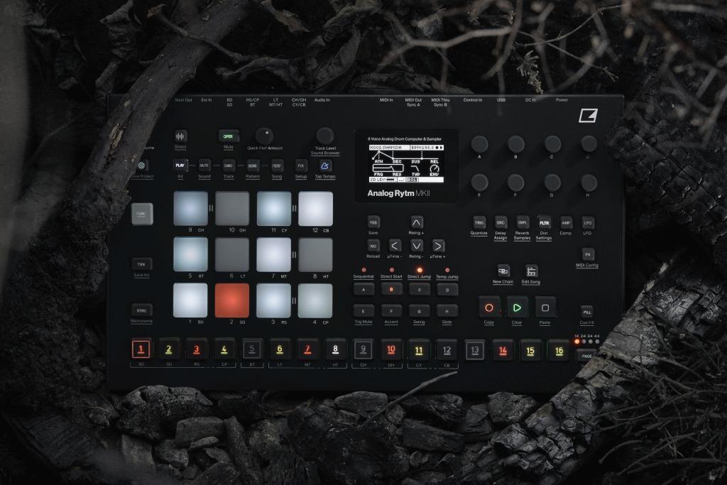 Elektron Rytm und Four jetzt in Schwarz