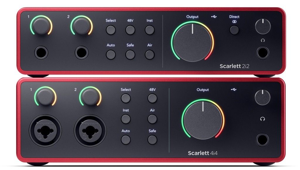 Focusrite Scarlett 2i2 4i4 4th gen