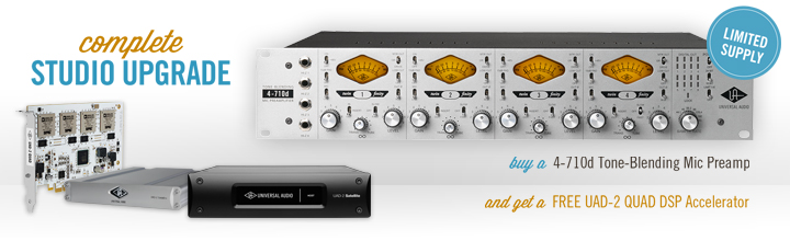 Universal Audio 4-710D + gratis UAD-2 Quad