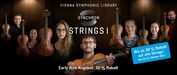 VSL Synchron Strings mit 30% Einführungsangebot