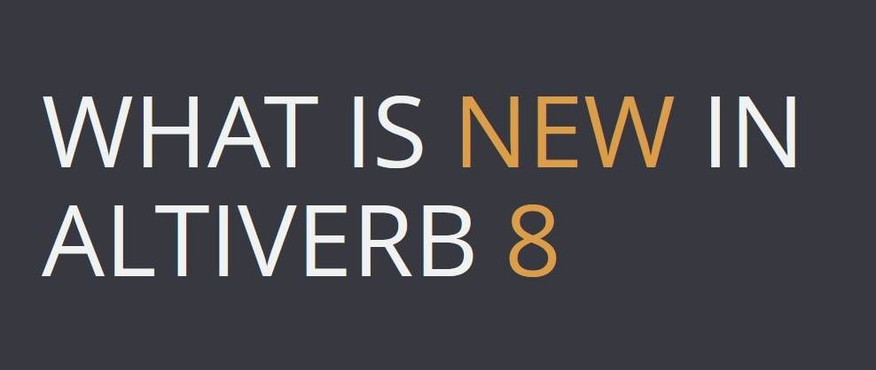 Altiverb 8 jetzt auch für Windows erhältlich