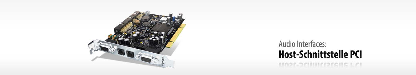 Audio Interface-PCI-PCIe-intern