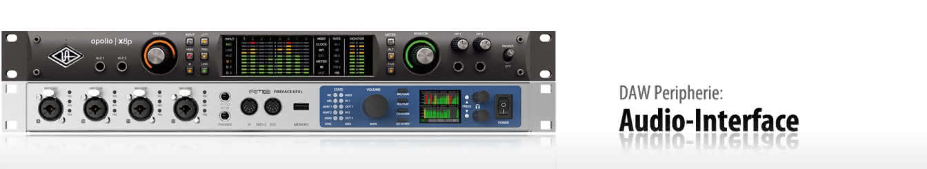 Audio Interface-12 Inputs-18 Outputs-ADAT In-extern 19 Zoll