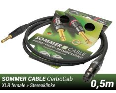 Sommer Cable Carbokab XLR female - Stereoklinke 05m-0