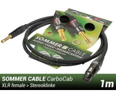Sommer Cable Carbokab XLR female - Stereoklinke 10m-0