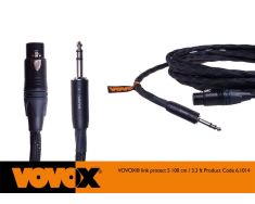 Vovox protect S XLR female - Klinke-Stereo 1m symm--9