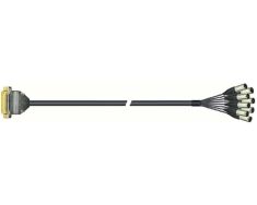 Kabel Multicore D-Sub 25 auf 8x XLR male 2m-0